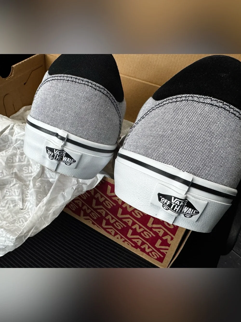Vans summer canvas slip on Asher deluxe size 10 men